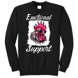 Emotional Support Chicken Cock Sweatshirt