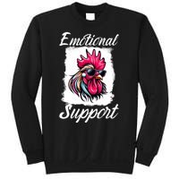 Emotional Support Chicken Cock Sweatshirt