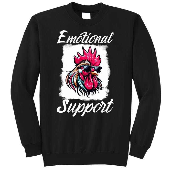 Emotional Support Chicken Cock Sweatshirt