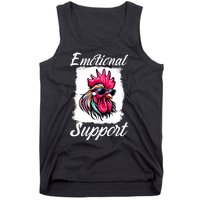 Emotional Support Chicken Cock Tank Top