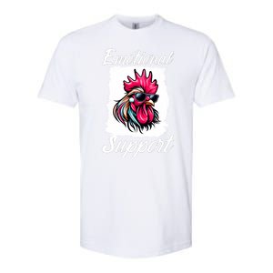 Emotional Support Chicken Cock Softstyle CVC T-Shirt