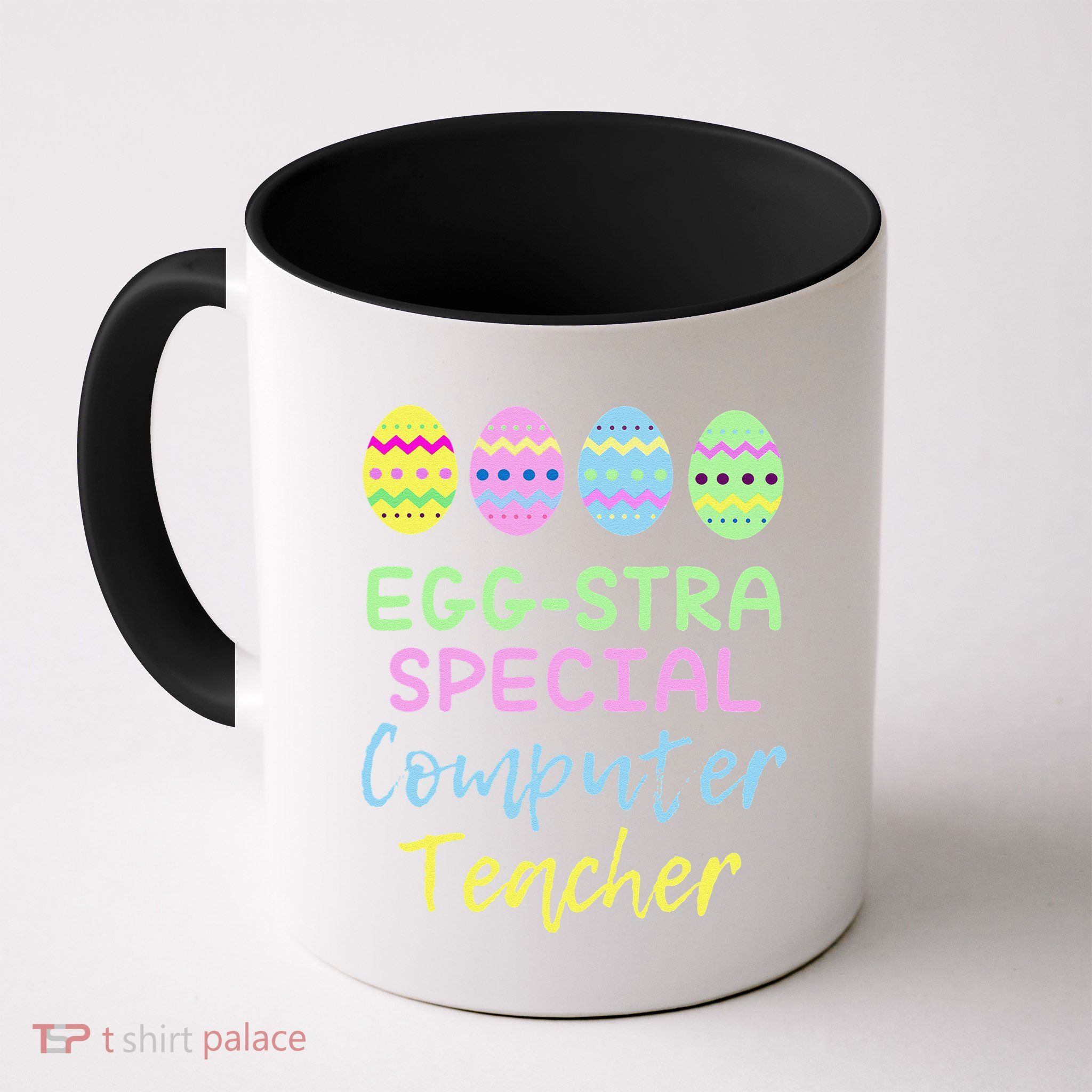 Eggstra Special Computer Teacher Easter Christmas Mug