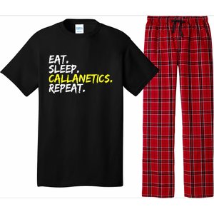 Eat Sleep Callanetics Repeat Gymnastik Gym Training Outfit Gift Pajama Set