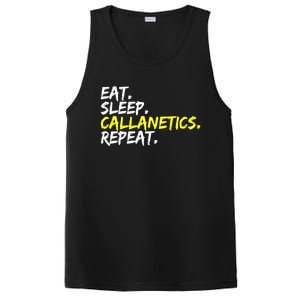 Eat Sleep Callanetics Repeat Gymnastik Gym Training Outfit Gift PosiCharge Competitor Tank