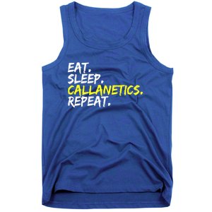 Eat Sleep Callanetics Repeat Gymnastik Gym Training Outfit Gift Tank Top