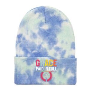 Easter Sunday Christian Believer Religious Jesus Christ Tie Dye 12in Knit Beanie