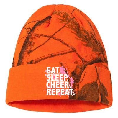 Eat Sleep Cheer Repeat Great Gift Kati Licensed 12" Camo Beanie