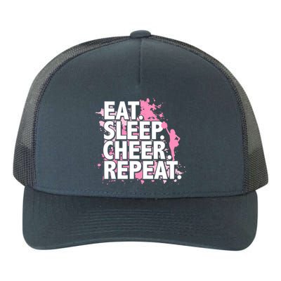 Eat Sleep Cheer Repeat Great Gift Yupoong Adult 5-Panel Trucker Hat