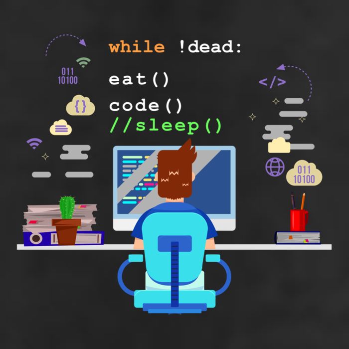 Eat Sleep Code Computer Science Programming Cute Gift Cool Comfort Performance Bucket Hat