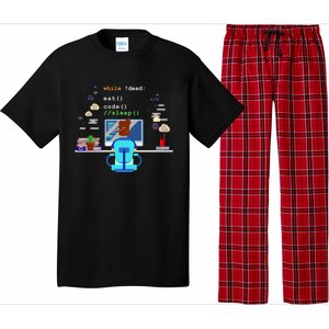 Eat Sleep Code Computer Science Programming Cute Gift Pajama Set