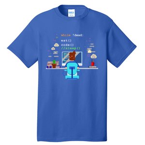 Eat Sleep Code Computer Science Programming Cute Gift Tall T-Shirt