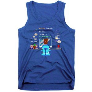 Eat Sleep Code Computer Science Programming Cute Gift Tank Top