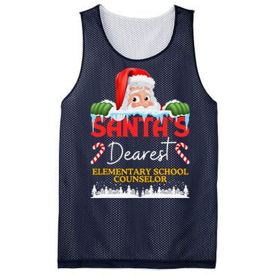 Elementary School Counselor Christmas Job Work Profession Mesh Reversible Basketball Jersey Tank