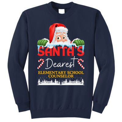 Elementary School Counselor Christmas Job Work Profession Tall Sweatshirt