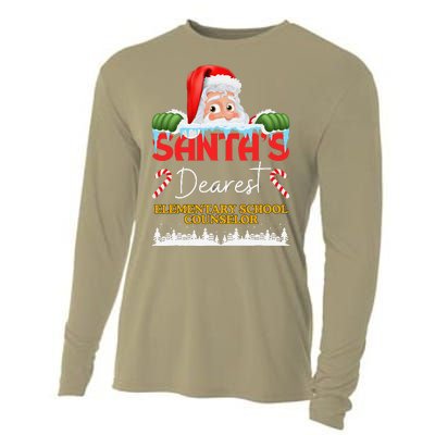 Elementary School Counselor Christmas Job Work Profession Cooling Performance Long Sleeve Crew