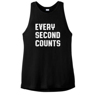 Every Second Counts Ladies PosiCharge Tri-Blend Wicking Tank