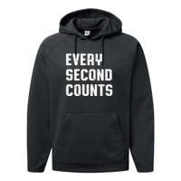 Every Second Counts Performance Fleece Hoodie