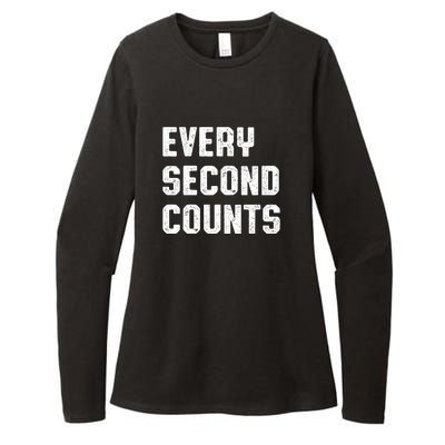 Every Second Counts Womens CVC Long Sleeve Shirt