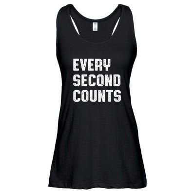 Every Second Counts Ladies Essential Flowy Tank