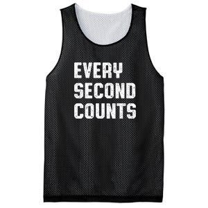 Every Second Counts Mesh Reversible Basketball Jersey Tank