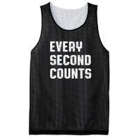 Every Second Counts Mesh Reversible Basketball Jersey Tank