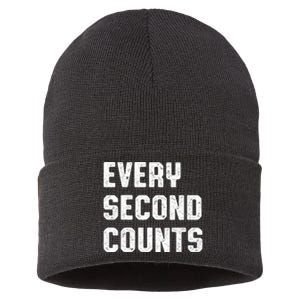 Every Second Counts Sustainable Knit Beanie