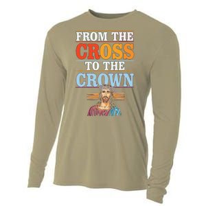 Easter Sunday Christian Believer Religious Jesus Christ Cooling Performance Long Sleeve Crew