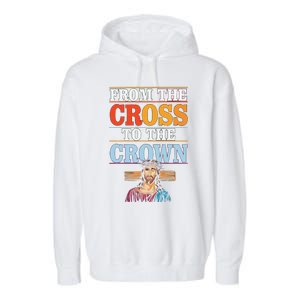 Easter Sunday Christian Believer Religious Jesus Christ Garment-Dyed Fleece Hoodie