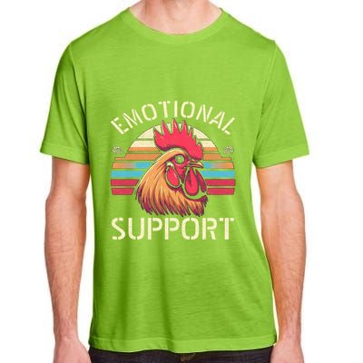 Emotional Support Chicken Cock Adult ChromaSoft Performance T-Shirt