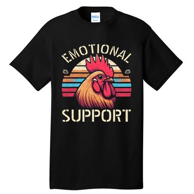 Emotional Support Chicken Cock Tall T-Shirt