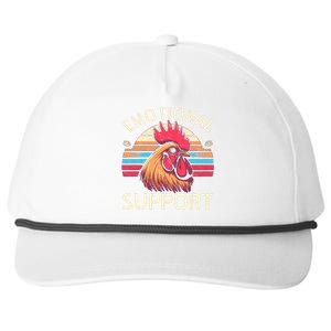 Emotional Support Chicken Cock Snapback Five-Panel Rope Hat