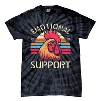 Emotional Support Chicken Cock Tie-Dye T-Shirt