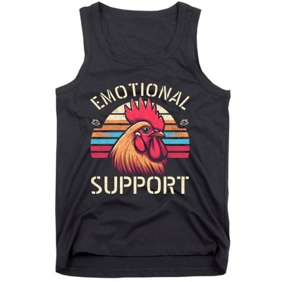 Emotional Support Chicken Cock Tank Top