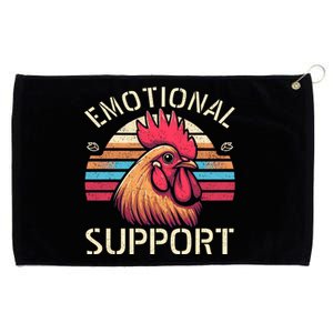 Emotional Support Chicken Cock Grommeted Golf Towel