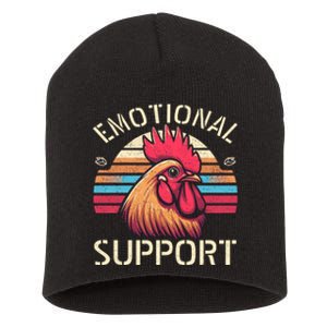 Emotional Support Chicken Cock Short Acrylic Beanie