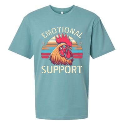 Emotional Support Chicken Cock Sueded Cloud Jersey T-Shirt