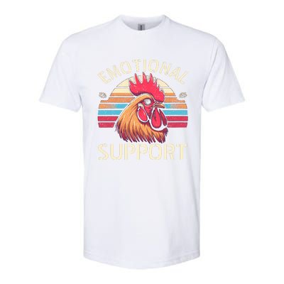 Emotional Support Chicken Cock Softstyle CVC T-Shirt