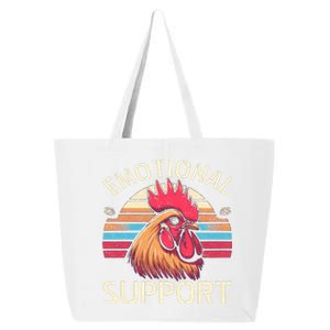 Emotional Support Chicken Cock 25L Jumbo Tote