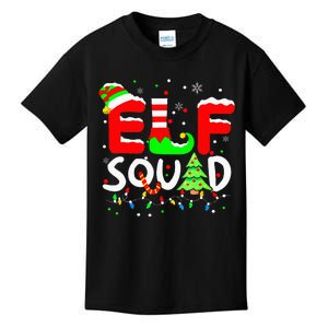 Elf Squad Christmas Matching Family Boy Girl Xmas Kids T-Shirt