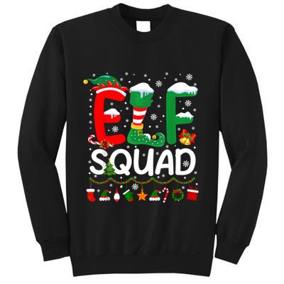 Elf Squad Christmas Family Matching Pajamas Funny Xmas Sweatshirt