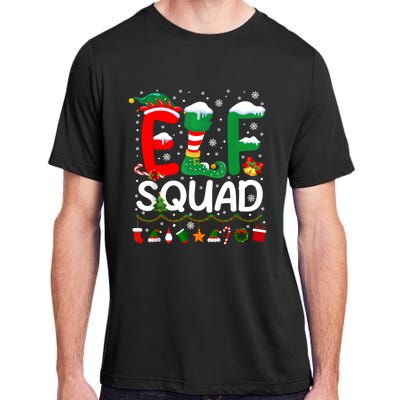 Elf Squad Christmas Family Matching Pajamas Funny Xmas Adult ChromaSoft Performance T-Shirt