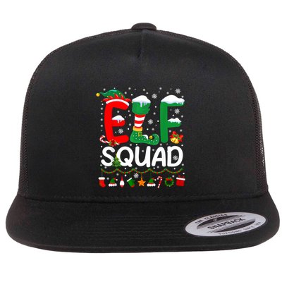 Elf Squad Christmas Family Matching Pajamas Funny Xmas Flatbill Hat
