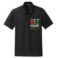 Elf Squad Christmas Family Matching Pajamas Funny Xmas Dry Zone Grid Polo