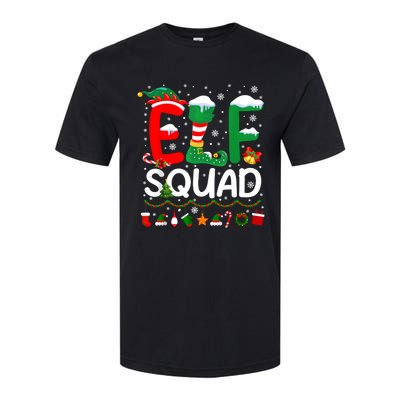 Elf Squad Christmas Family Matching Pajamas Funny Xmas Softstyle CVC T-Shirt