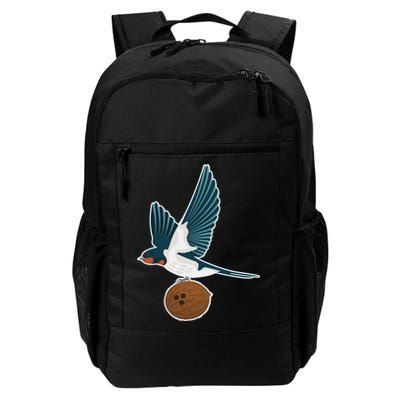 European Swallow Carrying A Coconut Holy Grail Great Gift Backpack