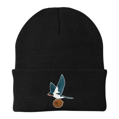 European Swallow Carrying A Coconut Holy Grail Great Gift Beanie