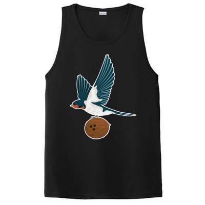 European Swallow Carrying A Coconut Holy Grail Great Gift PosiCharge Competitor Tank