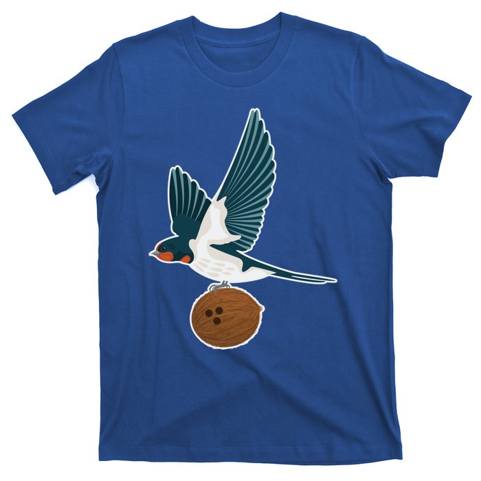 European Swallow Carrying A Coconut Holy Grail Great Gift T-Shirt