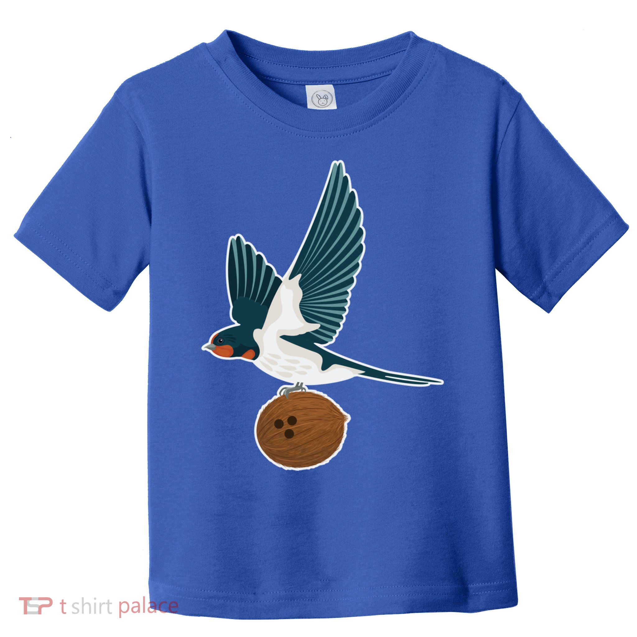 European Swallow Carrying A Coconut Holy Grail Great Gift Toddler T-Shirt