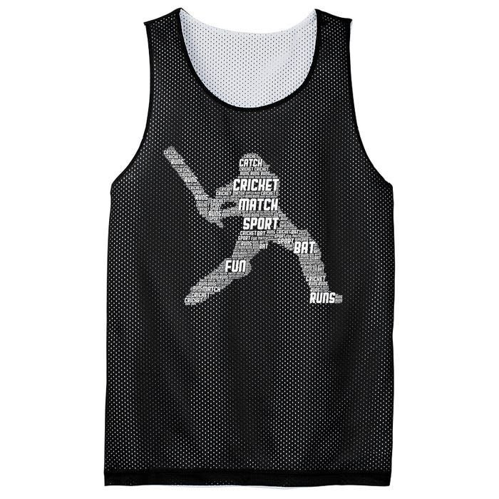 Eat Sleep Cricket Repeat Retro Cricket Mesh Reversible Basketball Jersey Tank